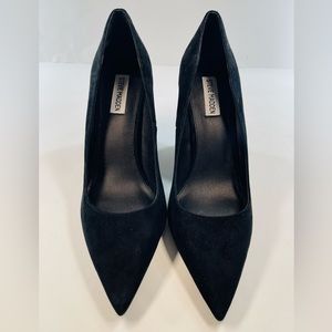 STEVEN MADDEN ZYLER BLACK SUEDE BRAND NEW WOMENS SIZE 11 PUMPS